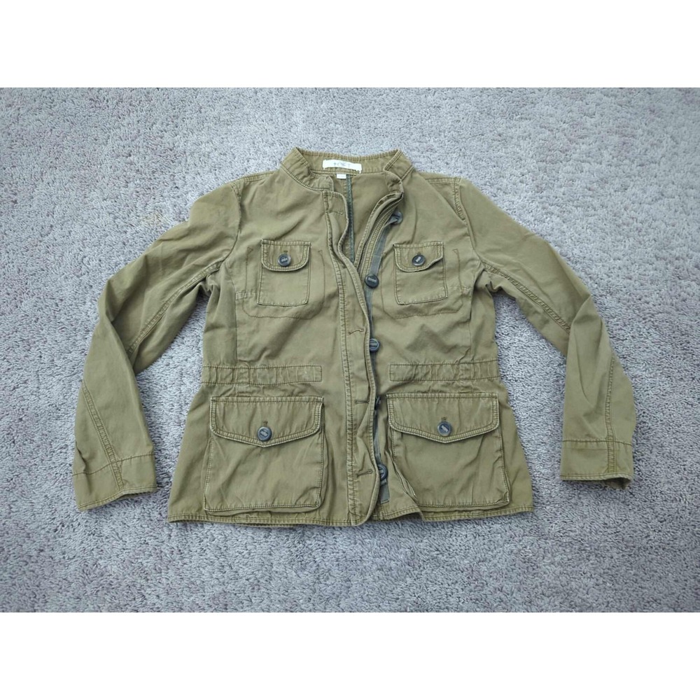 Ann Taylor LOFT Jacket Womens MP PETITES Field Utility Outdoor Military Style